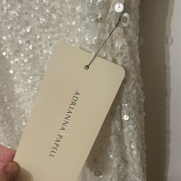 Adrianna Papell Wedding Dress 18W NWT - Picture 7 of 11